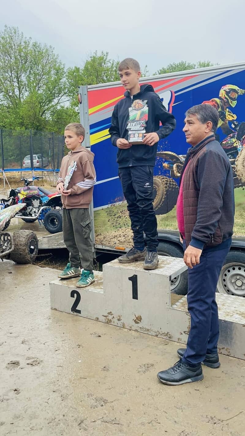 Мартин Панков от 6.а клас – 1-во място в ATV MX Шампионат България 2026
